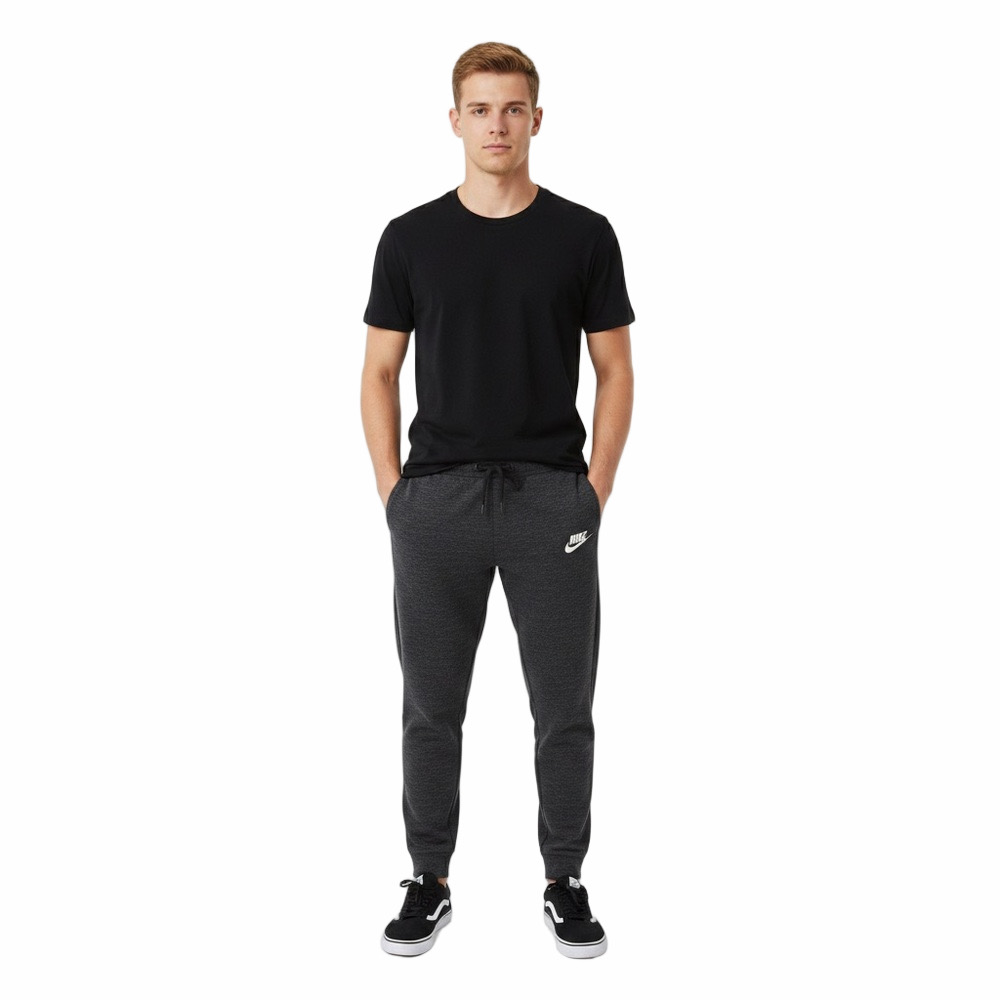 Nike Black Dark Grey Apparel Sweats Jogging Pants Activewear Adult Unisex Medium